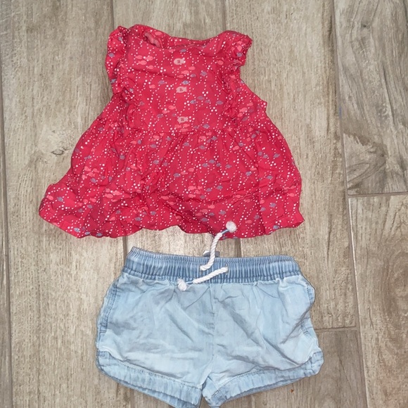 Girls 18-24 Months Summer Outfit Sets Tops Shorts - Picture 10 of 16